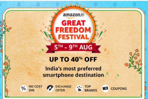 Amazon Great Freedom Festival Sale 2023