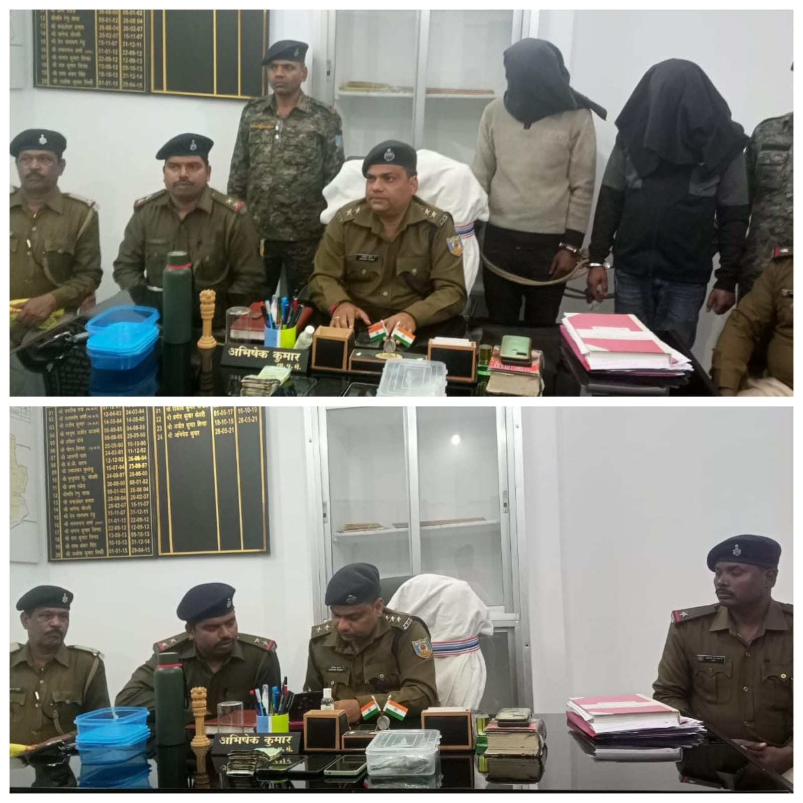 सुदामडीह में अवैध हथियार के दो विक्रेता चढ़े पुलिस के हत्थे,पुलिस ने भेजा जेल ।